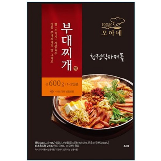 다모아식품  모아네 부대찌개 600g