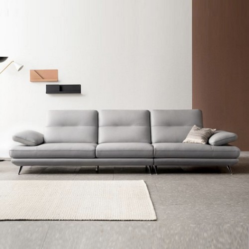 자코모 엘리쉬 기능성 슈렁큰 천연가죽 소파 4인용