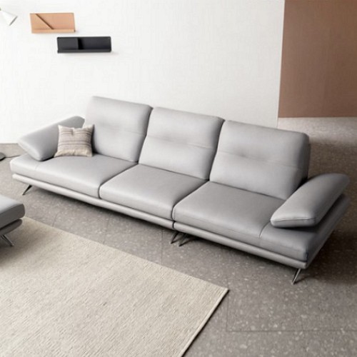 자코모 엘리쉬 기능성 슈렁큰 천연가죽 소파 4인용