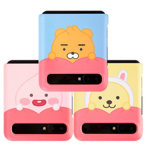 아이피엑스  갤럭시Z 플립 리틀프렌즈 스윗리틀하트쿠션 하드 케이스