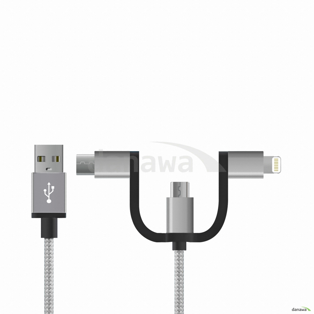 로랜텍  3in1 멀티 충전 케이블
