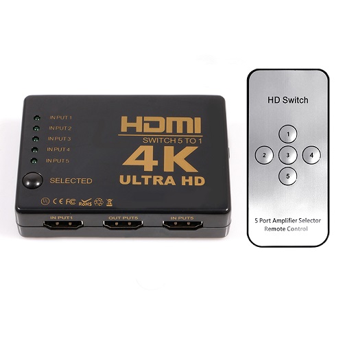 이지넷유비쿼터스 넥스트 5:1 HDMI 미니 스위치 (NEXT-3405SW4K)