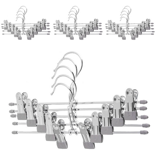 코멧 홈 논슬립 코팅 회전형 치마바지걸이 20개