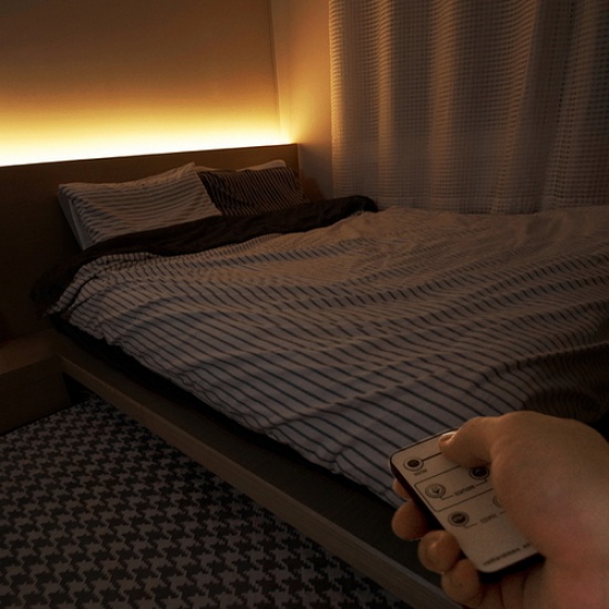 데이홈  LED H2 히든 침대 간접조명