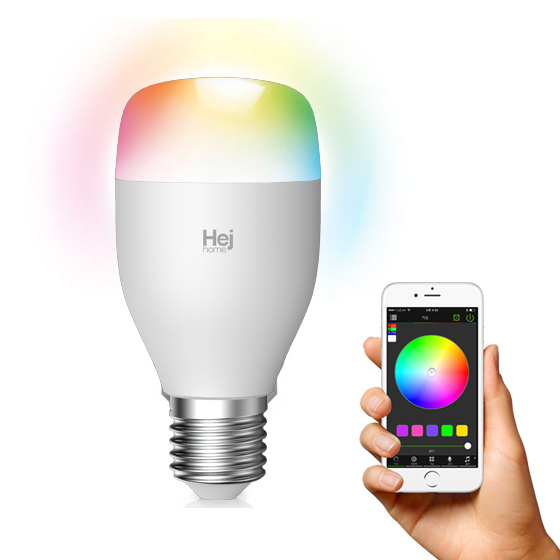 고퀄 헤이홈 LED 스마트 벌브전구 RGB 8W