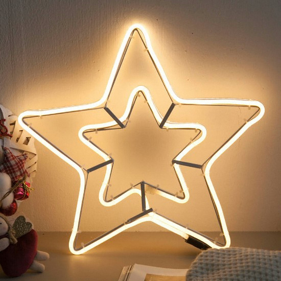 플라워트리  네온플렉스 별 40cm