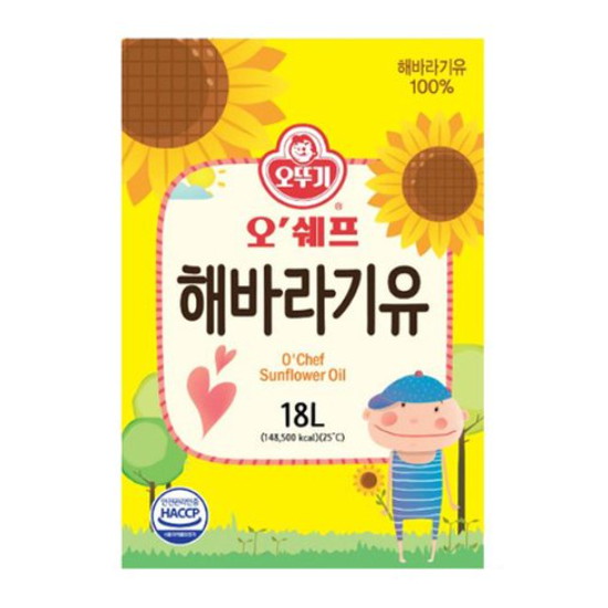 오쉐프 해바라기유 18L