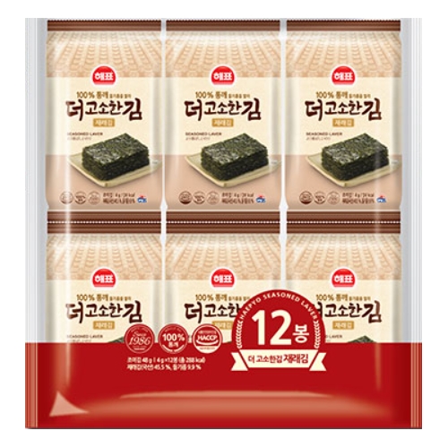사조해표 해표 더 고소한 김 재래김 4g