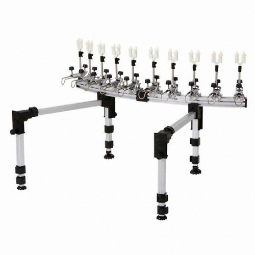 바낙스  민물받침틀 실버 라운드 세트 12단