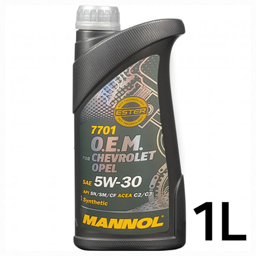마놀  7701 OEM 쉐보레 오펠 5W30 1L