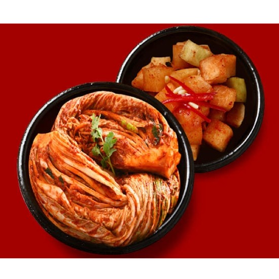 우영채널 사대부 포기김치 3kg + 깍두기 2kg [1개] - 에누리 가격비교