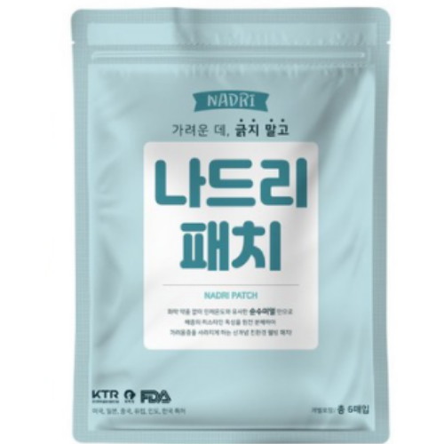 구디푸디 나드리 패치 6매