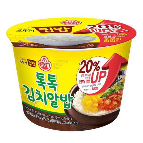 오뚜기  컵밥 톡톡 김치알밥 222g