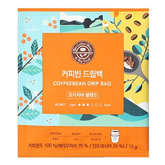 커피빈  드립백 모카자바 블렌드 10g 5개입