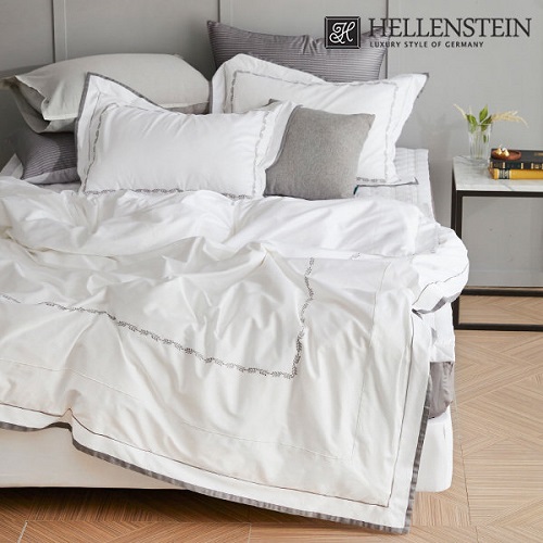 헬렌스타인 이집트코튼 리프자수 이불커버세트