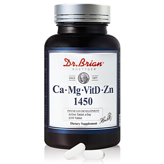 닥터브라이언 칼슘 마그네슘 비타민D 아연 1450mg 90정