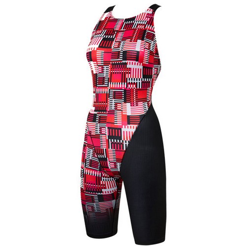 랠리스포츠  여성 준선수용 5부반신 수영복_LSLH014 RED