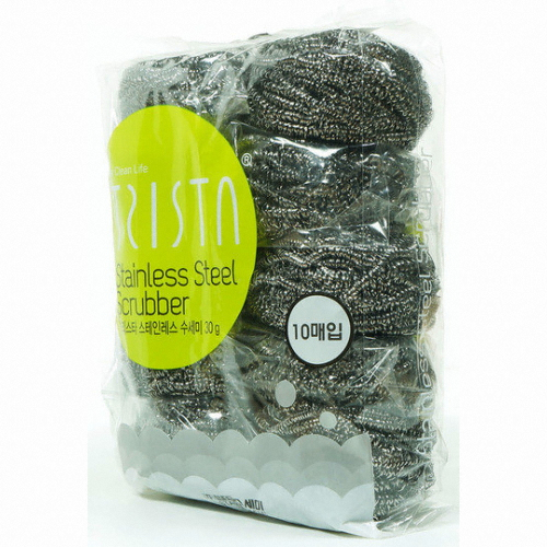 별표수세미  쓰리스타 별표 스테인레스 수세미 10매