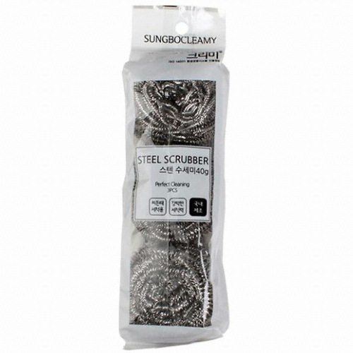 성보크리미  스텐 수세미 40g 크리미 국산 강력 성보 철수세미