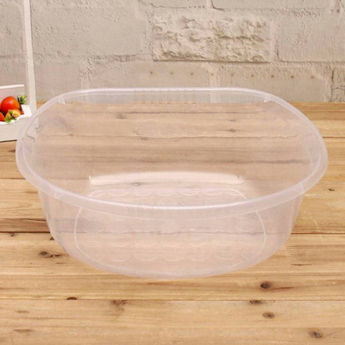 Snazzy  투명 설겆이통 D형 세척볼 대야 설거지 싱크대통