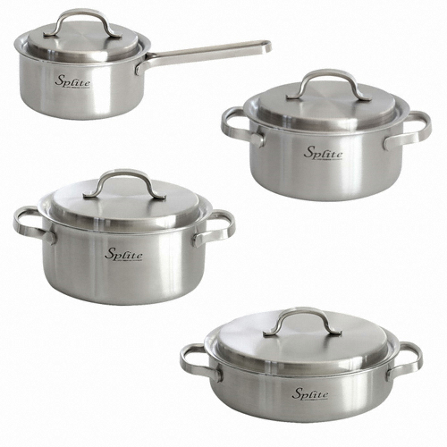 한일스텐레스  스플릿 IH 통5중 냄비 4종B (편수16+양수18,20+전골24)