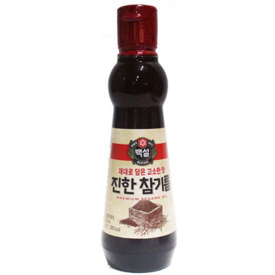 백설 진한 참기름 320ml