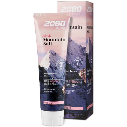 애경 2080 퓨어 마운틴 핑크솔트 치약 120g