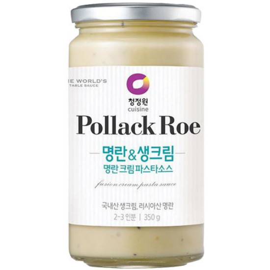 청정원 명란크림 파스타 소스 350g