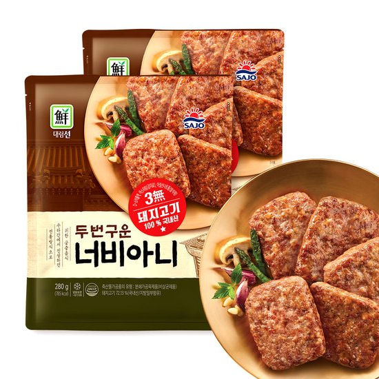 사조대림 대림선 두번 구운 너비아니 280g
