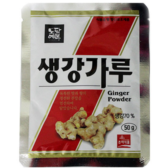 초야식품 초야 생강가루 50g 1팩 마늘가루 하양마트