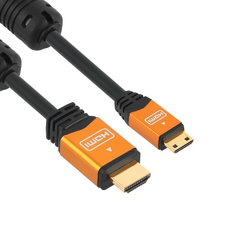 강원전자 NETmate HDMI to Mini HDMI v2.0 골드메탈 케이블