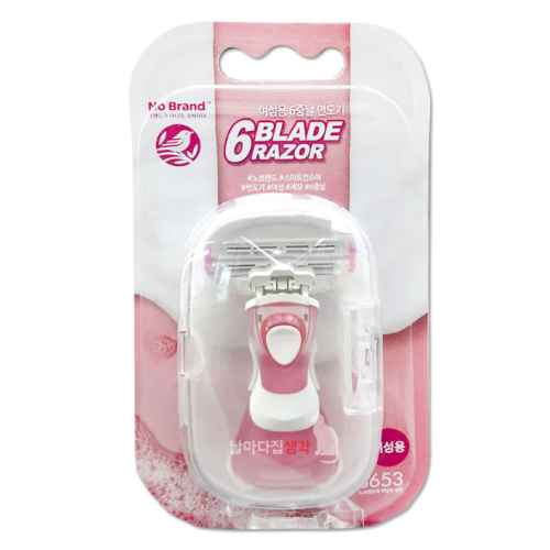 노브랜드 6중날 면도기