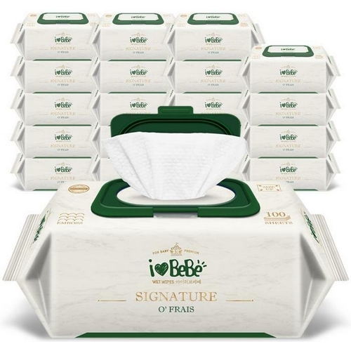아이러브베베 시그니처 오프레 물티슈 캡형 100매
