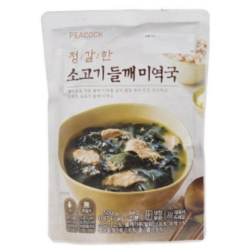 이마트 피코크 정갈한 소고기 들깨 미역국 500g