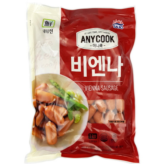 사조대림 대림선 애니쿡 비엔나 소시지 1kg