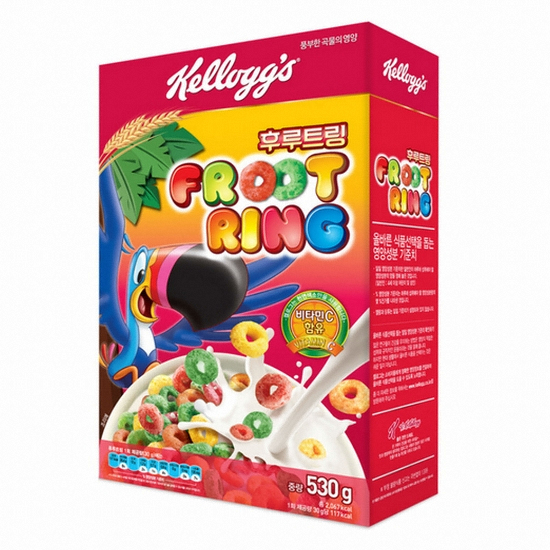 켈로그  켈로그 후루트링 530g x3개