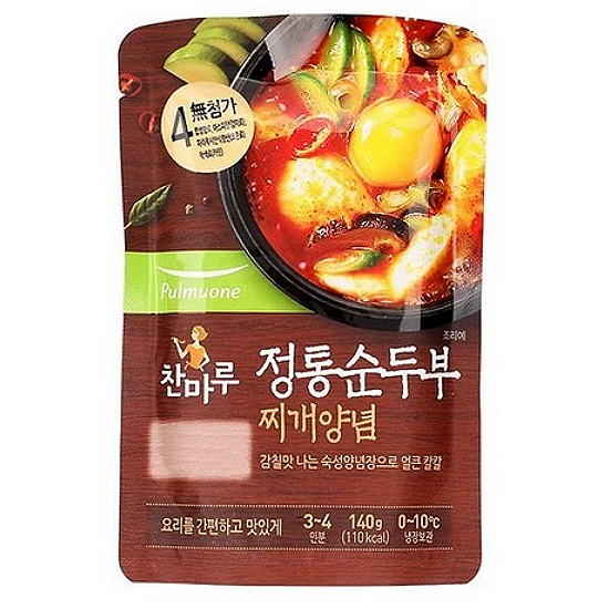 풀무원 정통 순두부 찌개양념 140g