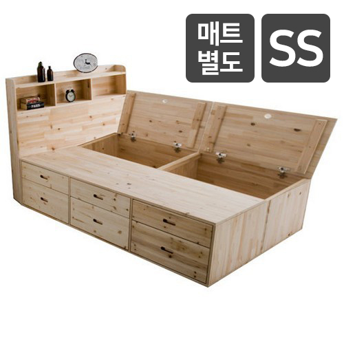 웰하우스 리에또 높은수납 서랍 침대 SS