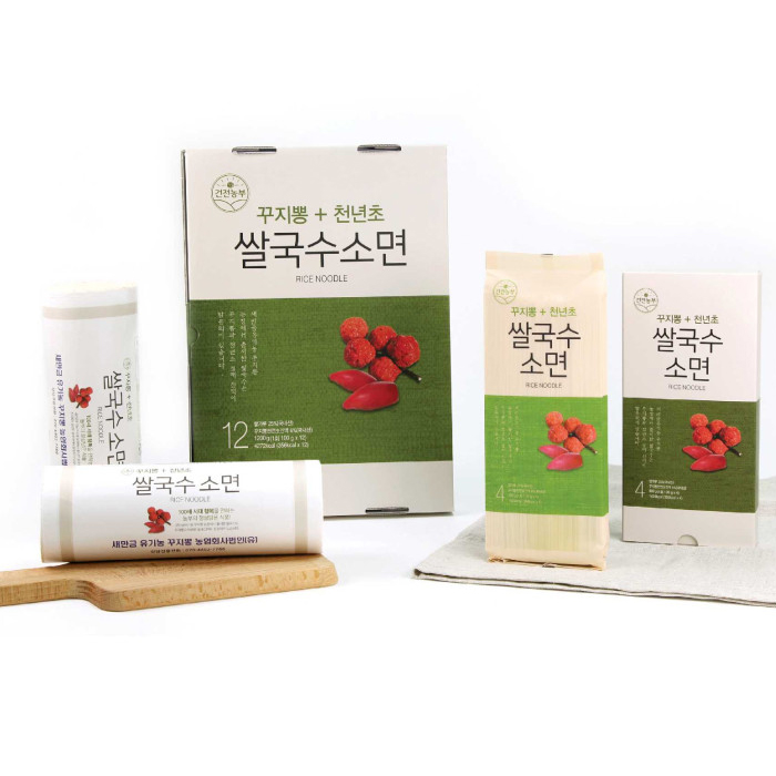 건전농부  꾸지뽕 천년초 쌀국수 소면 400g