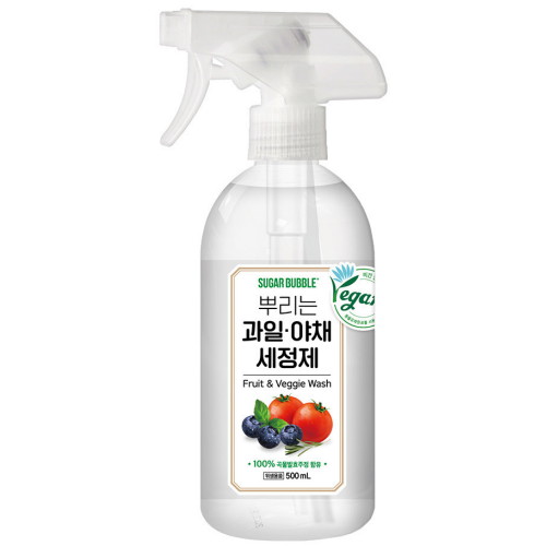 슈가버블 뿌리는 과일 야채 세정제 500ml