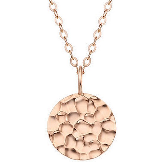 티르리르  14K 주문제작 핑크골드 러프 코인 목걸이 TSET_055