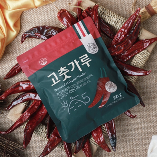 천사의땅영농조합  해남 고춧가루 (보통맛) 500g