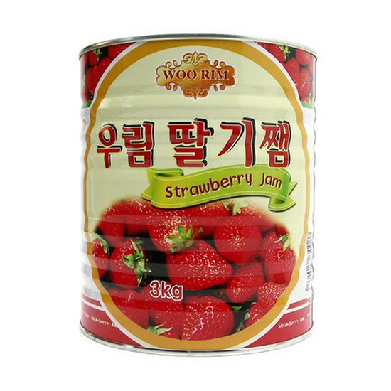 복음자리 식당 업소 식재료 딸기잼 우림 3K X6 식재료 식자재 식당용 업소용 주방 요리 딸기잼