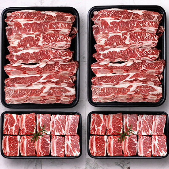 웰던푸드  호주산 LA갈비 2kg + 찜갈비 2kg