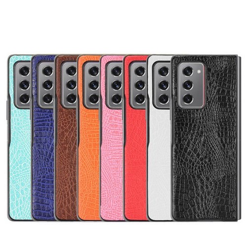 베락스  갤럭시Z 폴드2 심플 레더 커버 가죽 케이스