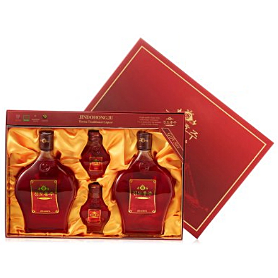 대대로영농조합법인 진도홍주 루비콘 375ml 선물세트