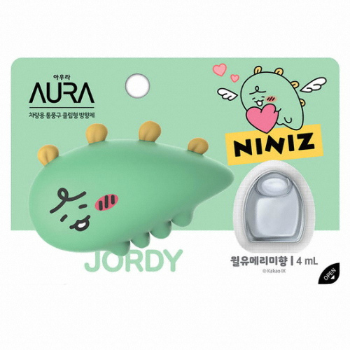 LG생활건강 아우라 니니즈 차량용 방향제 죠르디