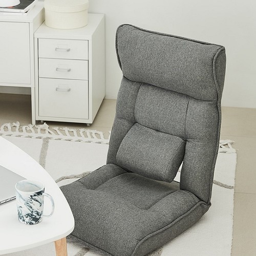 한샘 휴 스테이 허리받침 패브릭 좌식소파 1인용