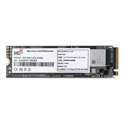 엠씨케이글로벌  OUTTON MK-500 LITE M.2 NVMe
