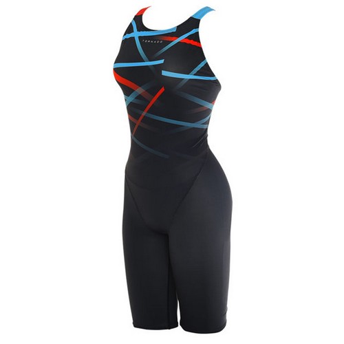 토네이도  PLR3393 여성 준선수용 4부반신 수영복